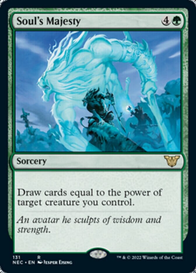 Soul's Majesty [Kamigawa: Neon Dynasty Commander] MTG Single Magic: The Gathering  | Multizone: Comics And Games