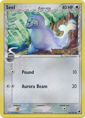 Seel (62/101) (Delta Species) (Stamped) [EX: Dragon Frontiers] Pokemon Single Pokémon  | Multizone: Comics And Games