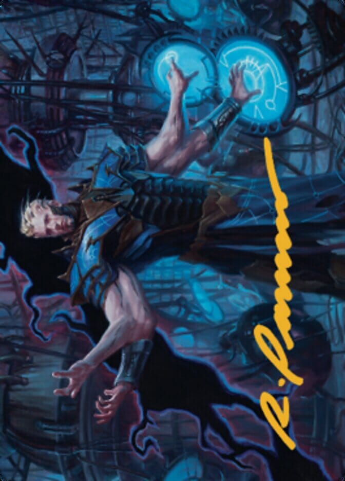 Ertai Resurrected Art Card 1 (Gold-Stamped Signature) [Dominaria United Art Series] MTG Single Magic: The Gathering  | Multizone: Comics And Games