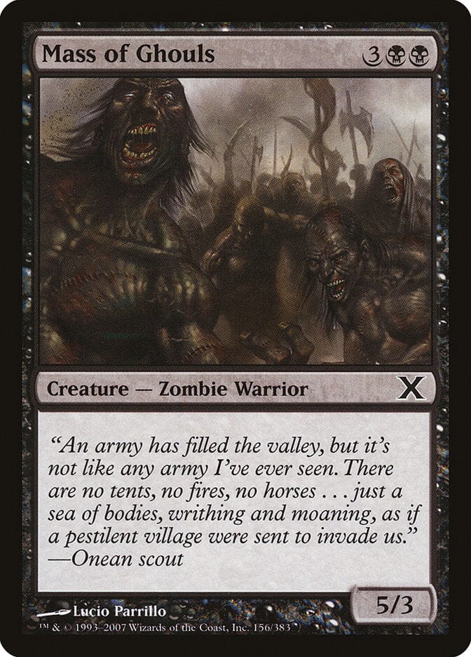 Mass of Ghouls [Tenth Edition] MTG Single Magic: The Gathering  | Multizone: Comics And Games