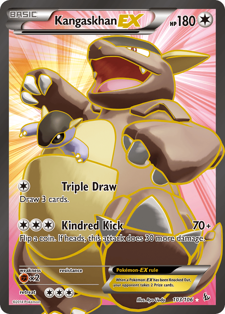 Kangaskhan EX (103/106) [XY: Flashfire] Pokemon Single Pokémon  | Multizone: Comics And Games