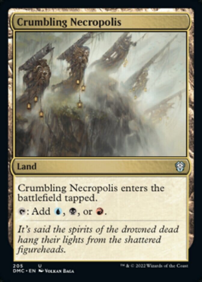 Crumbling Necropolis [Dominaria United Commander] MTG Single Magic: The Gathering  | Multizone: Comics And Games