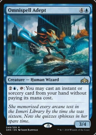 Omnispell Adept [Guilds of Ravnica] MTG Single Magic: The Gathering  | Multizone: Comics And Games