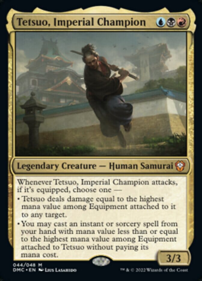 Tetsuo, Imperial Champion [Dominaria United Commander] MTG Single Magic: The Gathering  | Multizone: Comics And Games