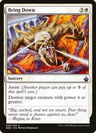 Bring Down [Battlebond] MTG Single Magic: The Gathering  | Multizone: Comics And Games