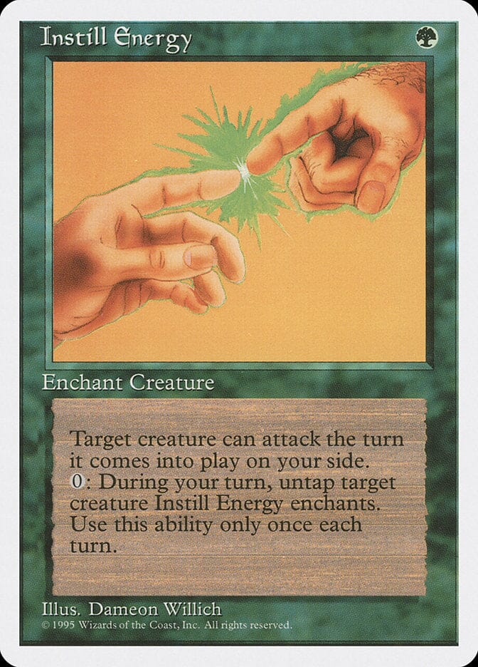 Instill Energy [Fourth Edition] MTG Single Magic: The Gathering  | Multizone: Comics And Games