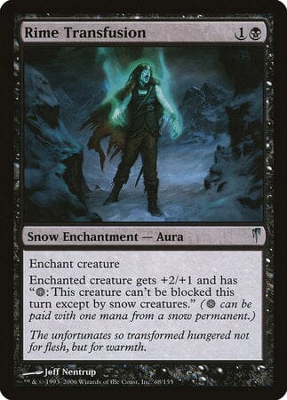 Rime Transfusion [Coldsnap] MTG Single Magic: The Gathering  | Multizone: Comics And Games