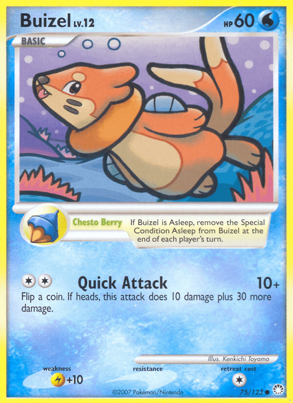 Buizel (75/123) [Diamond & Pearl: Mysterious Treasures] Pokemon Single Pokémon  | Multizone: Comics And Games