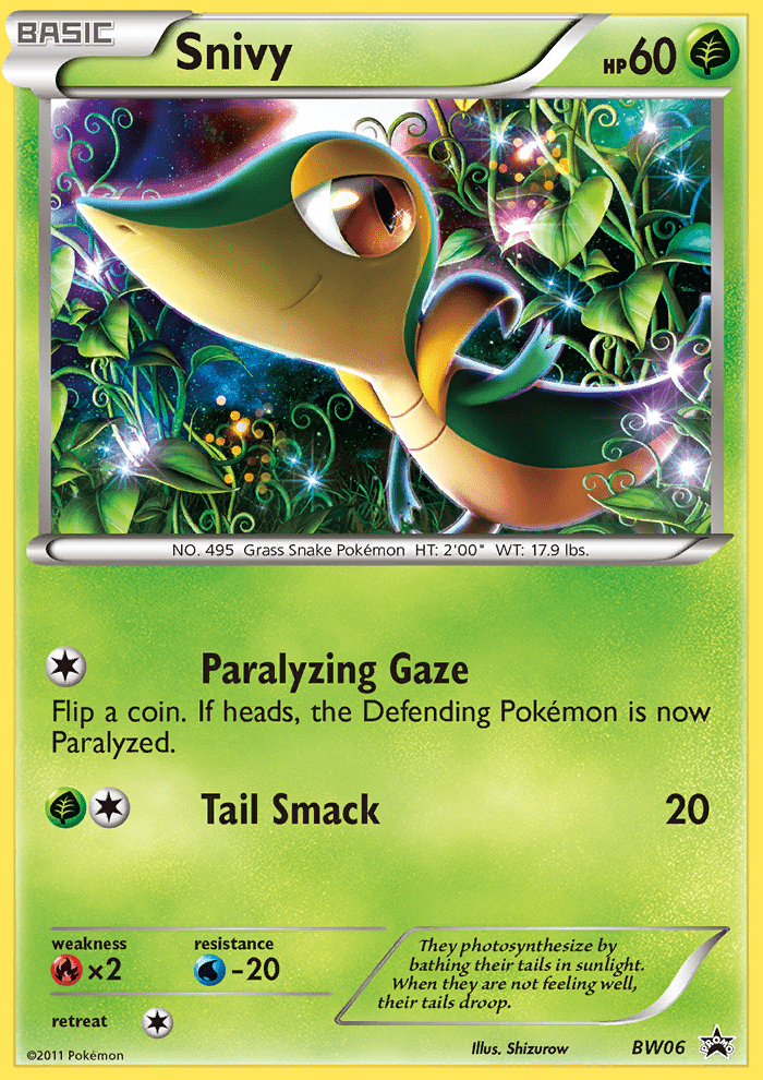 Snivy (BW06) [Black & White: Black Star Promos] Pokemon Single Pokémon  | Multizone: Comics And Games