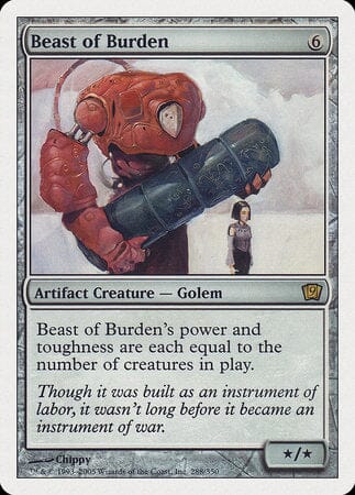 Beast of Burden [Ninth Edition] MTG Single Magic: The Gathering  | Multizone: Comics And Games