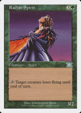Radjan Spirit [Classic Sixth Edition] MTG Single Magic: The Gathering  | Multizone: Comics And Games