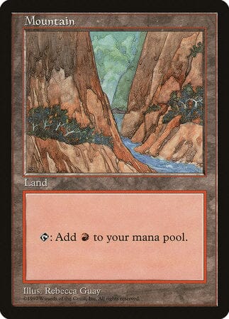 Mountain - Blue Pack (Guay) [Asia Pacific Land Program] MTG Single Magic: The Gathering  | Multizone: Comics And Games