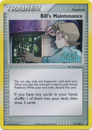 Bill's Maintenance (71/100) (Stamped) [EX: Crystal Guardians] Pokemon Single Pokémon  | Multizone: Comics And Games