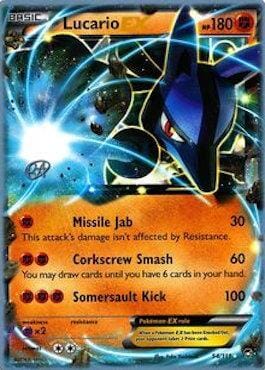 Lucario EX (54/111) (The Flying Hammer - Rowan Stavenow) [World Championships 2015] Pokemon Single Pokémon  | Multizone: Comics And Games