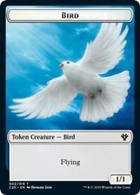 Bird // Dinosaur Cat Double-sided Token [Commander 2020 Tokens] MTG Single Magic: The Gathering  | Multizone: Comics And Games