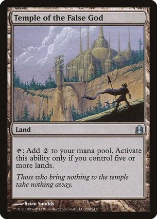 Temple of the False God [Commander 2011] MTG Single Magic: The Gathering  | Multizone: Comics And Games