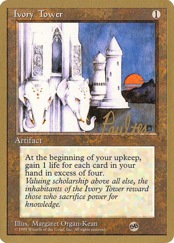 Ivory Tower (Preston Poulter) (SB) [Pro Tour Collector Set] MTG Single Magic: The Gathering  | Multizone: Comics And Games