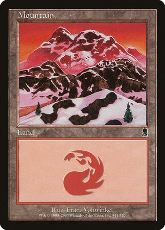 Mountain (344) [Odyssey] MTG Single Magic: The Gathering  | Multizone: Comics And Games