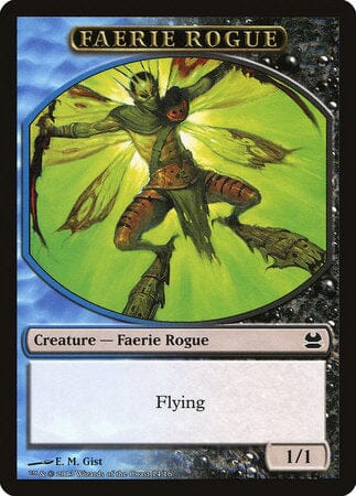 Faerie Rogue Token (Blue/Black) [Modern Masters Tokens] MTG Single Magic: The Gathering  | Multizone: Comics And Games