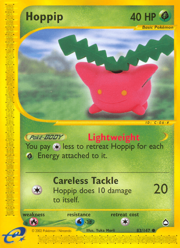 Hoppip (83/147) [Aquapolis] Pokemon Single Pokémon  | Multizone: Comics And Games