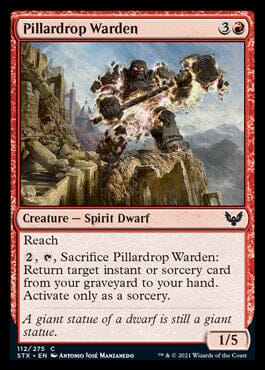 Pillardrop Warden [Strixhaven: School of Mages] MTG Single Magic: The Gathering  | Multizone: Comics And Games