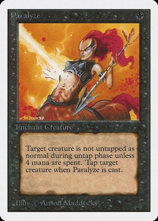 Paralyze [Unlimited Edition] MTG Single Magic: The Gathering  | Multizone: Comics And Games