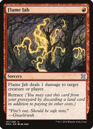 Flame Jab [Eternal Masters] MTG Single Magic: The Gathering  | Multizone: Comics And Games