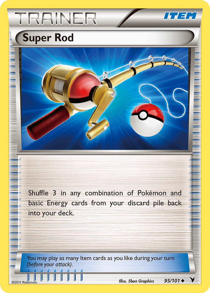 Super Rod (95/101) [Black & White: Noble Victories] Pokemon Single Pokémon  | Multizone: Comics And Games