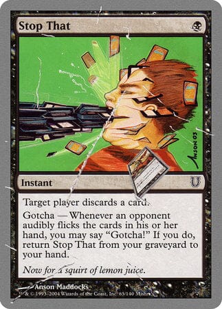 Stop That [Unhinged] MTG Single Magic: The Gathering  | Multizone: Comics And Games