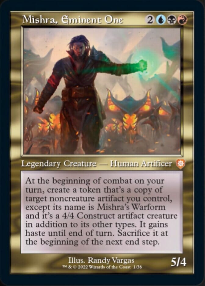 Mishra, Eminent One (001) (Retro) [The Brothers' War Commander] MTG Single Magic: The Gathering  | Multizone: Comics And Games