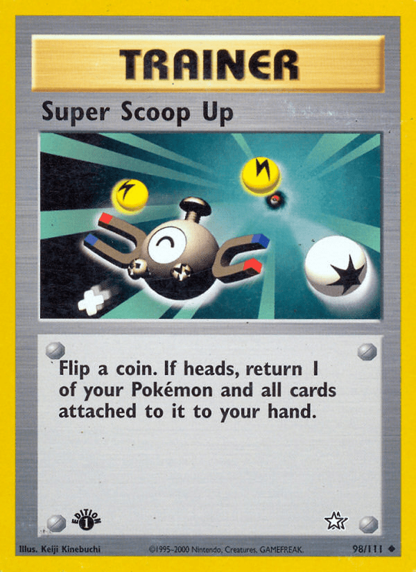 Super Scoop Up (98/111) [Neo Genesis 1st Edition] Pokemon Single Pokémon  | Multizone: Comics And Games