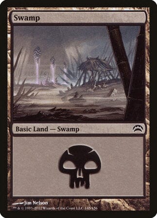 Swamp (145) [Planechase 2012] MTG Single Magic: The Gathering  | Multizone: Comics And Games