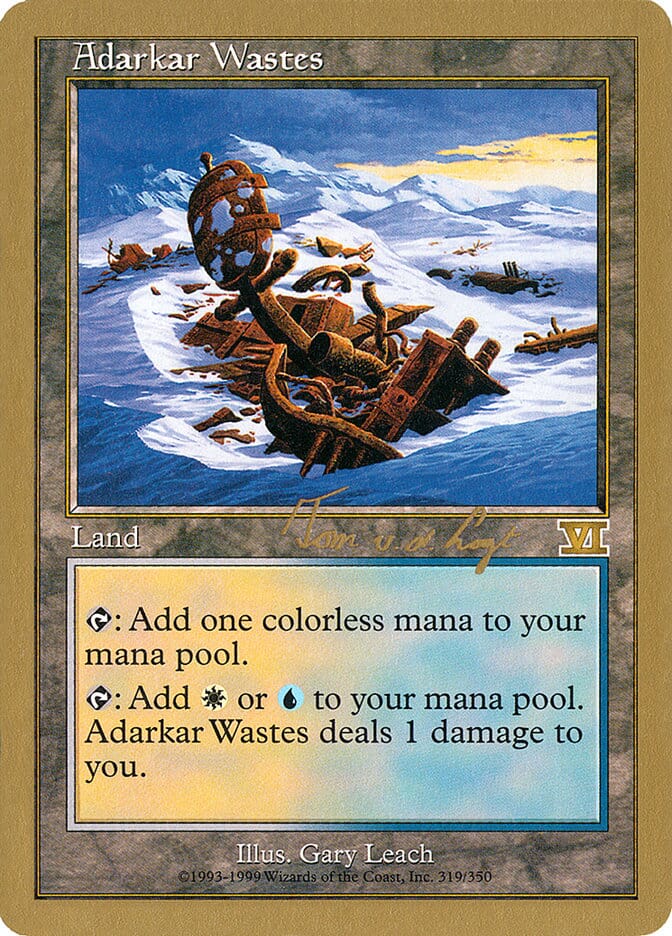 Adarkar Wastes (Tom van de Logt) [World Championship Decks 2000] MTG Single Magic: The Gathering  | Multizone: Comics And Games