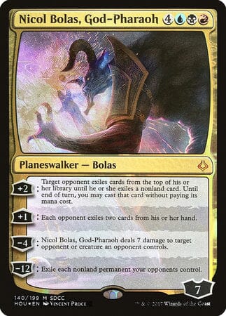 Nicol Bolas, God-Pharaoh (SDCC 2017 EXCLUSIVE) [San Diego Comic-Con 2017] MTG Single Magic: The Gathering  | Multizone: Comics And Games