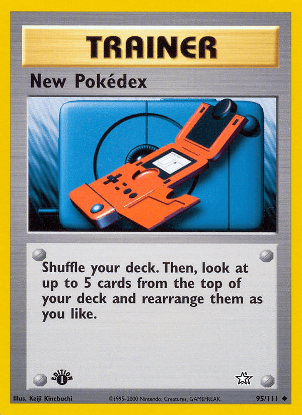 New Pokedex (95/111) [Neo Genesis 1st Edition] Pokemon Single Pokémon  | Multizone: Comics And Games