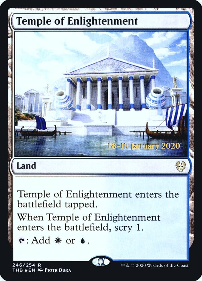 Temple of Enlightenment [Theros Beyond Death Prerelease Promos] MTG Single Magic: The Gathering  | Multizone: Comics And Games