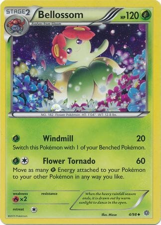 Bellossom (4/98) (Cosmos Holo) [XY: Ancient Origins] Pokemon Single Pokémon  | Multizone: Comics And Games