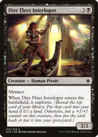 Dire Fleet Interloper [Ixalan] MTG Single Magic: The Gathering  | Multizone: Comics And Games