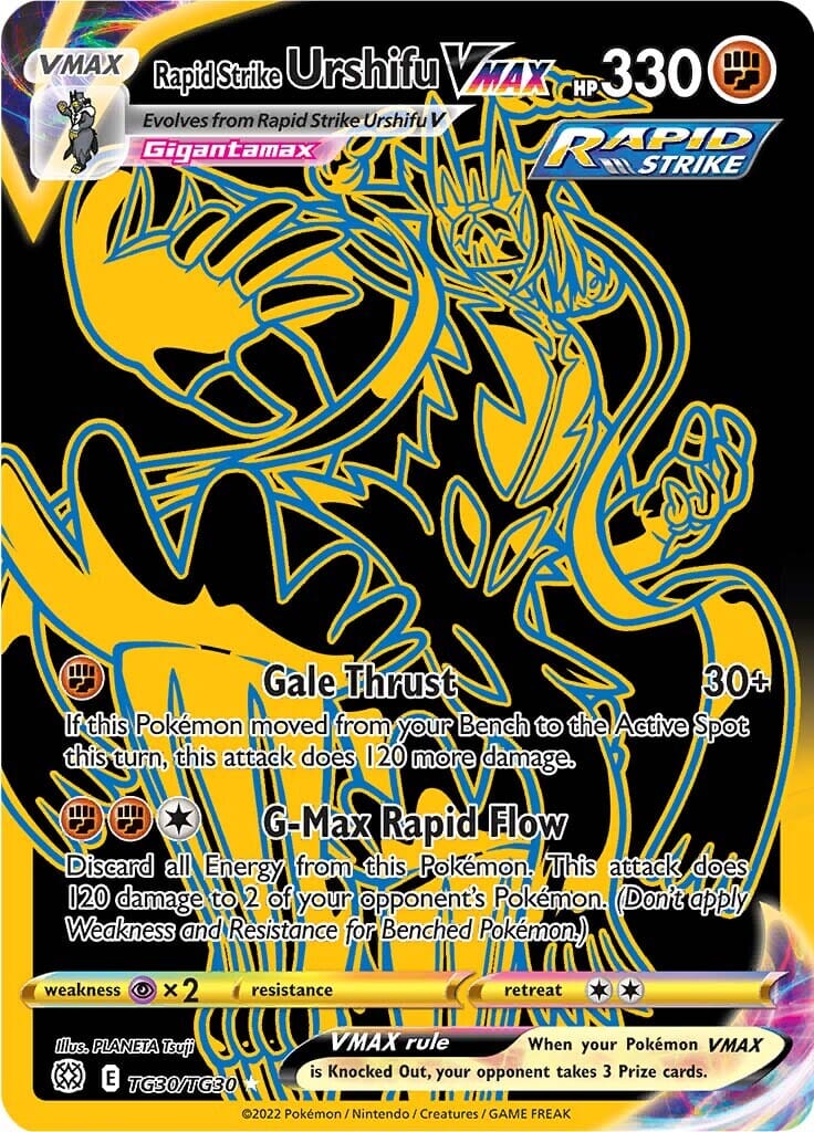 Rapid Strike Urshifu VMAX (TG30/TG30) [Sword & Shield: Brilliant Stars] Pokemon Single Pokémon  | Multizone: Comics And Games