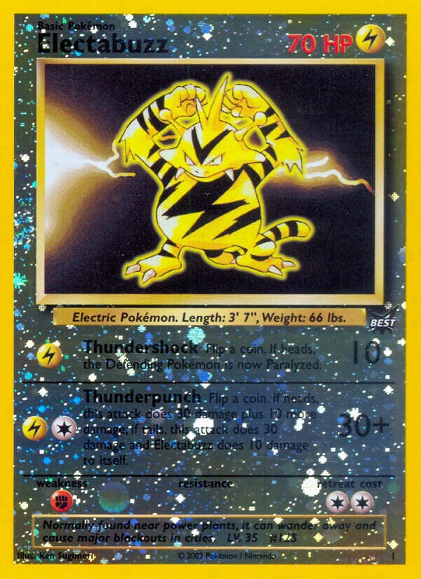 Electabuzz (1) [Best of Promos] Pokemon Single Pokémon  | Multizone: Comics And Games