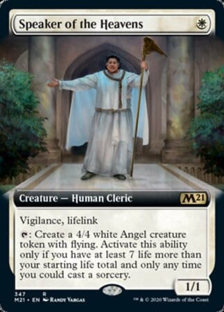 Speaker of the Heavens (Extended Art) [Core Set 2021] MTG Single Magic: The Gathering  | Multizone: Comics And Games