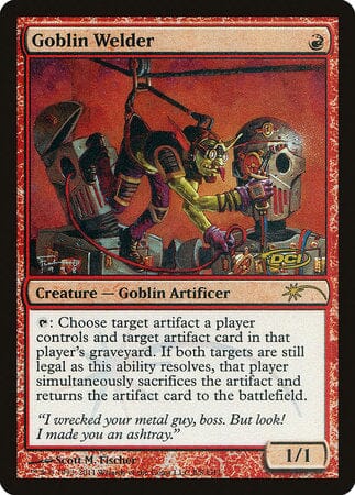 Goblin Welder [Judge Gift Cards 2011] MTG Single Magic: The Gathering  | Multizone: Comics And Games
