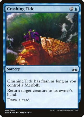 Crashing Tide [Rivals of Ixalan] MTG Single Magic: The Gathering  | Multizone: Comics And Games