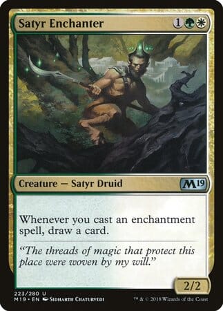 Satyr Enchanter [Core Set 2019] MTG Single Magic: The Gathering  | Multizone: Comics And Games