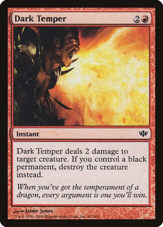 Dark Temper [Conflux] MTG Single Magic: The Gathering  | Multizone: Comics And Games