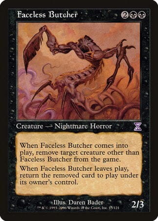 Faceless Butcher [Time Spiral Timeshifted] MTG Single Magic: The Gathering  | Multizone: Comics And Games