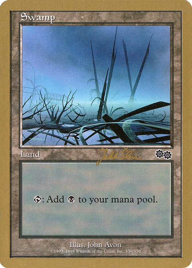 Swamp (js339) (Jakub Slemr) [World Championship Decks 1999] MTG Single Magic: The Gathering  | Multizone: Comics And Games