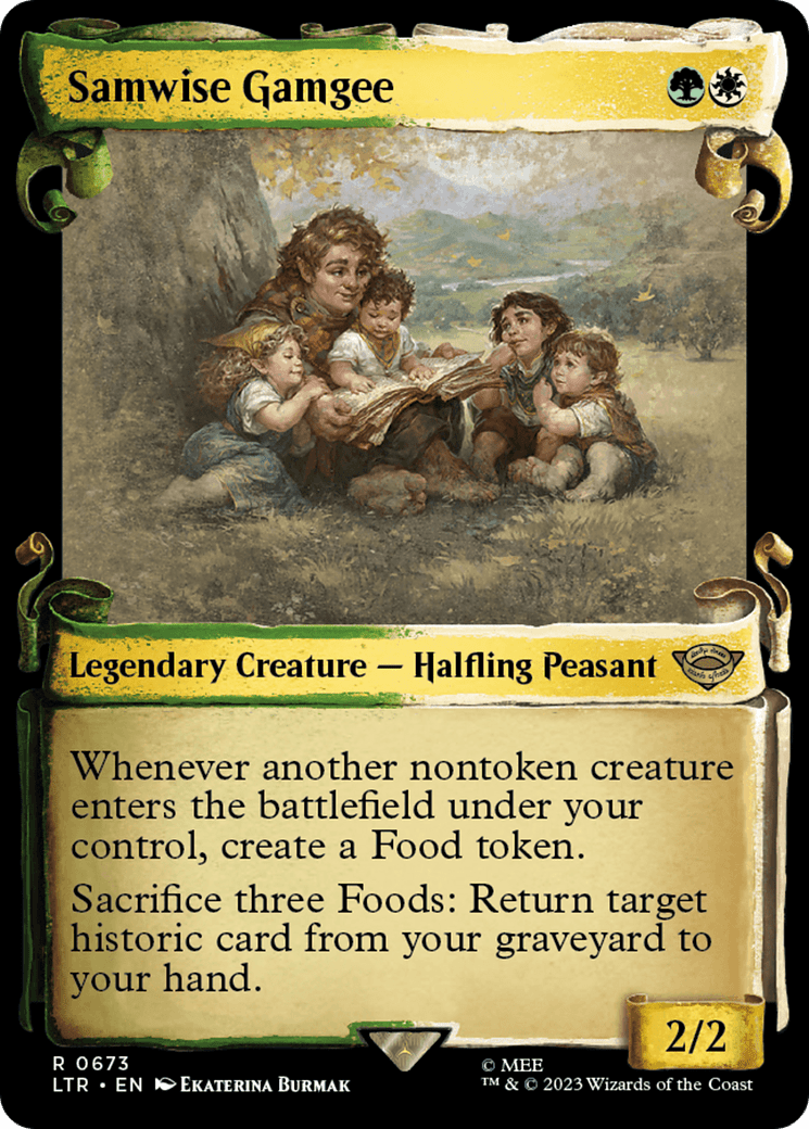 Samwise Gamgee [The Lord of the Rings: Tales of Middle-Earth Showcase Scrolls] MTG Single Magic: The Gathering  | Multizone: Comics And Games