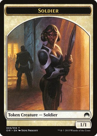 Soldier Token [Magic Origins Tokens] MTG Single Magic: The Gathering  | Multizone: Comics And Games