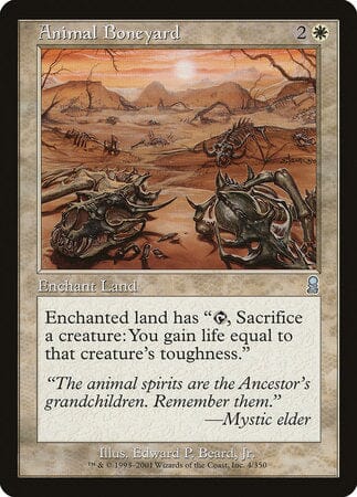 Animal Boneyard [Odyssey] MTG Single Magic: The Gathering  | Multizone: Comics And Games